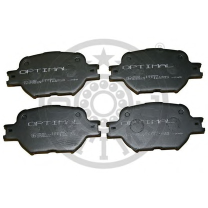 Photo Brake Pad Set, disc brake OPTIMAL 12258