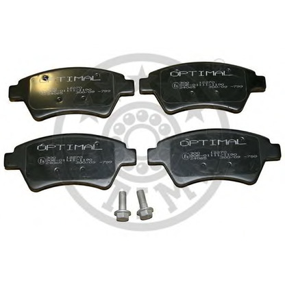 Photo Brake Pad Set, disc brake OPTIMAL 12270