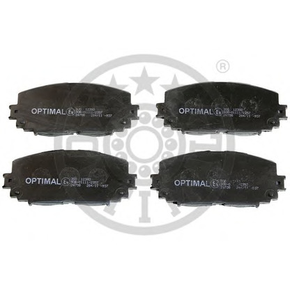 Photo Brake Pad Set, disc brake OPTIMAL 12380