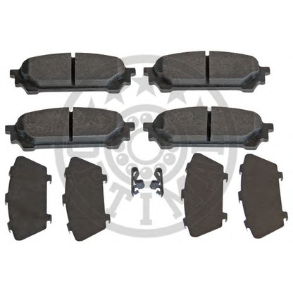 Photo Brake Pad Set, disc brake OPTIMAL 12406