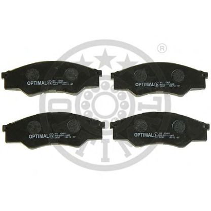 Photo Brake Pad Set, disc brake OPTIMAL 12408