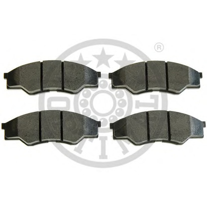 Photo Brake Pad Set, disc brake OPTIMAL 12408