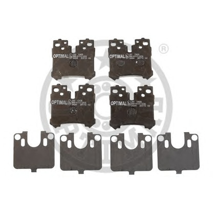 Photo Brake Pad Set, disc brake OPTIMAL 12426