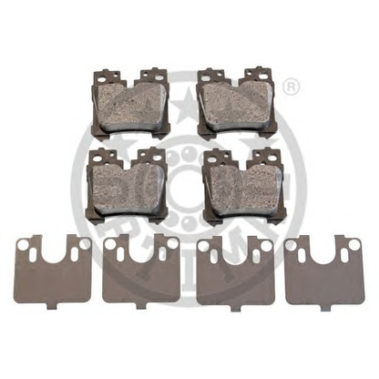 Photo Brake Pad Set, disc brake OPTIMAL 12426