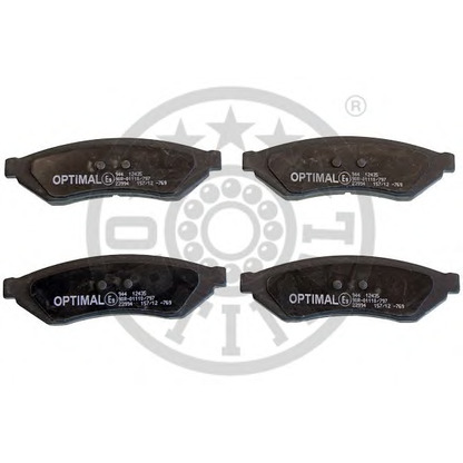 Photo Brake Pad Set, disc brake OPTIMAL 12435