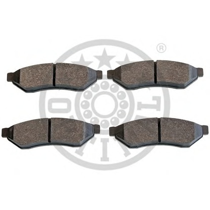 Photo Brake Pad Set, disc brake OPTIMAL 12435