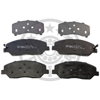 Photo Brake Pad Set, disc brake OPTIMAL 12450