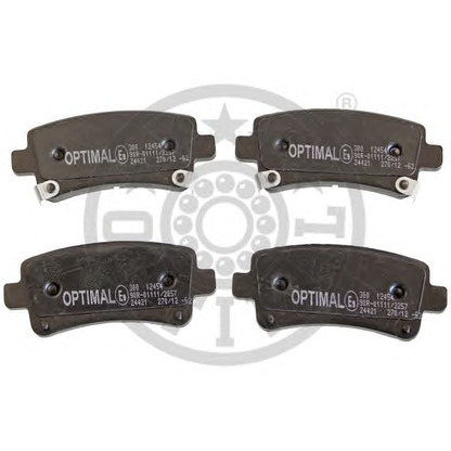 Photo Brake Pad Set, disc brake OPTIMAL 12454