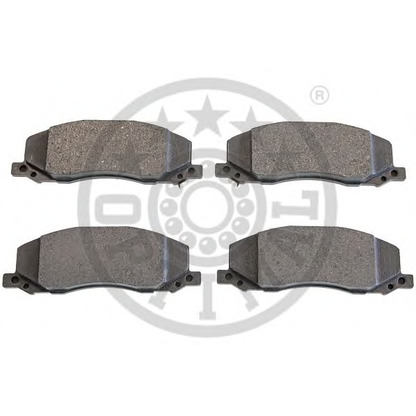 Photo Brake Pad Set, disc brake OPTIMAL 12456