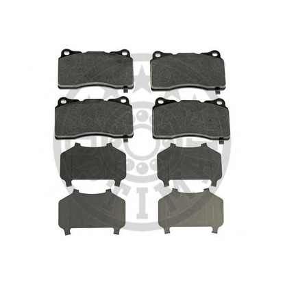 Photo Brake Pad Set, disc brake OPTIMAL 12457