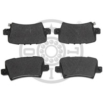 Photo Brake Pad Set, disc brake OPTIMAL 12490