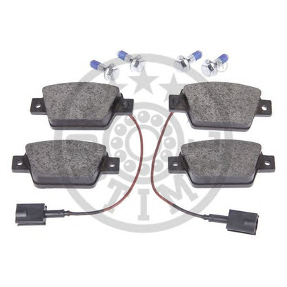 Photo Brake Pad Set, disc brake OPTIMAL 12541