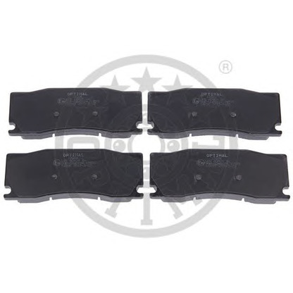 Photo Brake Pad Set, disc brake OPTIMAL 12604