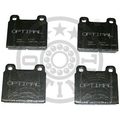 Photo Brake Pad Set, disc brake OPTIMAL 2110