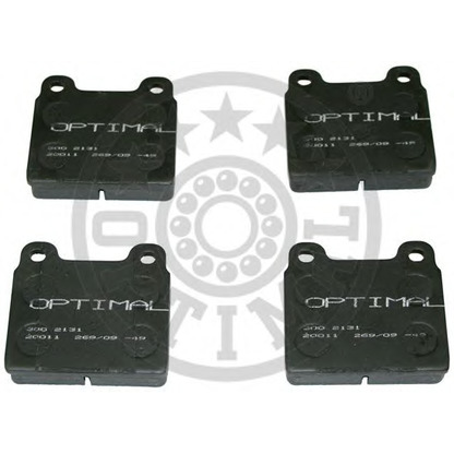 Photo Brake Pad Set, disc brake OPTIMAL 2131