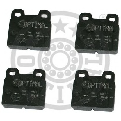 Photo Brake Pad Set, disc brake OPTIMAL 2138