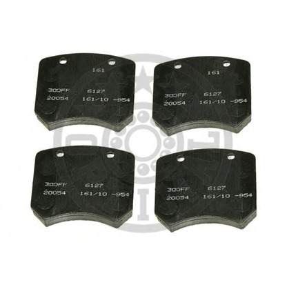 Photo Brake Pad Set, disc brake OPTIMAL 6127