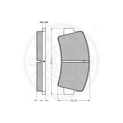 Photo Kit de plaquettes de frein, frein à disque OPTIMAL 9138