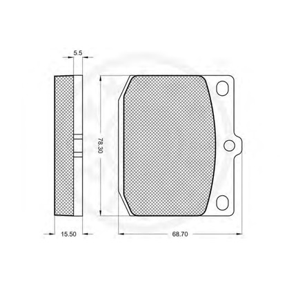 Photo Brake Pad Set, disc brake OPTIMAL 9140