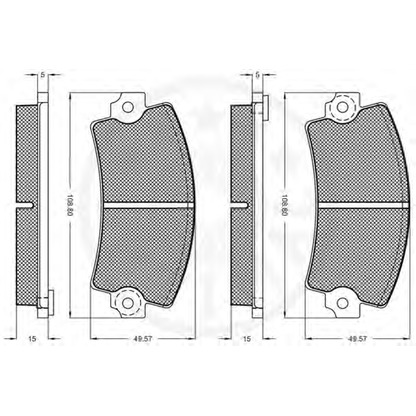 Foto Kit pastiglie freno, Freno a disco OPTIMAL 9142A