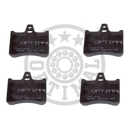 Photo Brake Pad Set, disc brake OPTIMAL 9175