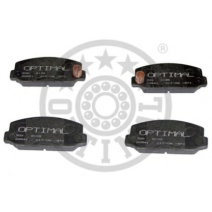 Photo Brake Pad Set, disc brake OPTIMAL 9185