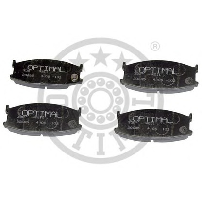 Photo Brake Pad Set, disc brake OPTIMAL 9211