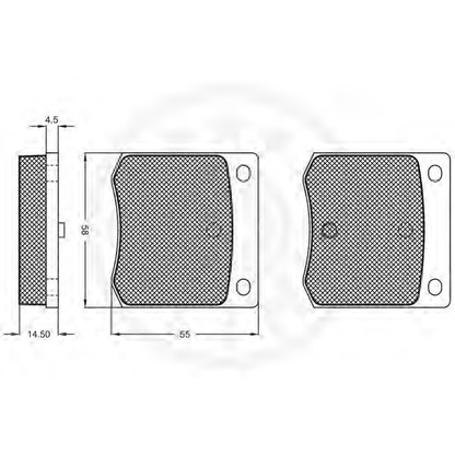 Photo Brake Pad Set, disc brake OPTIMAL 9236