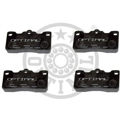 Photo Brake Pad Set, disc brake OPTIMAL 9266