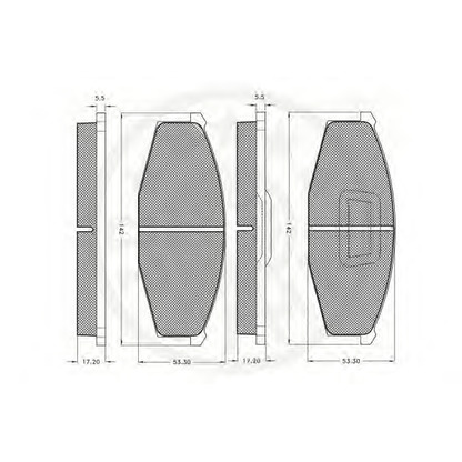 Photo Kit de plaquettes de frein, frein à disque OPTIMAL 9294