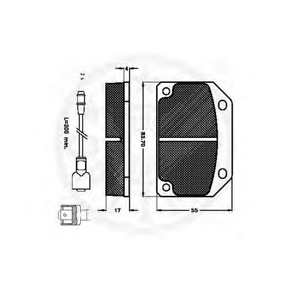 Photo Brake Pad Set, disc brake OPTIMAL 9341