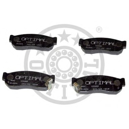 Photo Brake Pad Set, disc brake OPTIMAL 9382