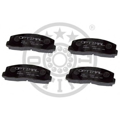 Photo Brake Pad Set, disc brake OPTIMAL 9387