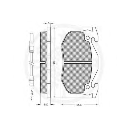 Фото Комплект тормозных колодок, дисковый тормоз OPTIMAL 9397