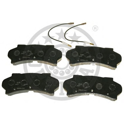 Photo Brake Pad Set, disc brake OPTIMAL 9477