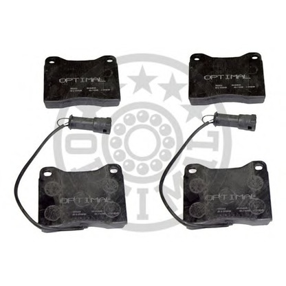 Photo Brake Pad Set, disc brake OPTIMAL 9496