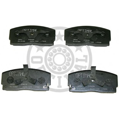 Photo Brake Pad Set, disc brake OPTIMAL 9505