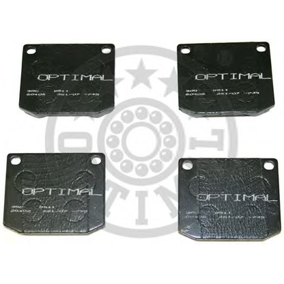 Photo Brake Pad Set, disc brake OPTIMAL 9511