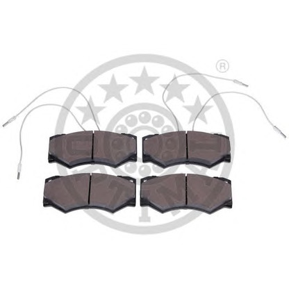 Photo Brake Pad Set, disc brake OPTIMAL 9523