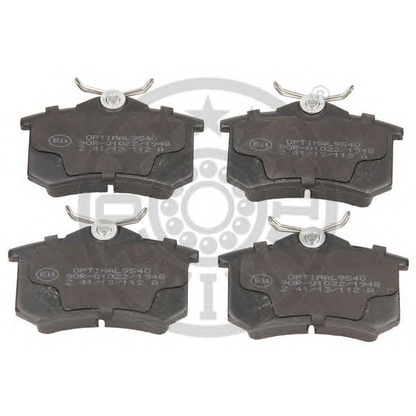 Photo Brake Pad Set, disc brake OPTIMAL 9540