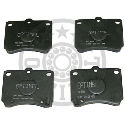 Photo Brake Pad Set, disc brake OPTIMAL 9552