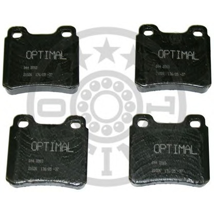 Photo Brake Pad Set, disc brake OPTIMAL 9583
