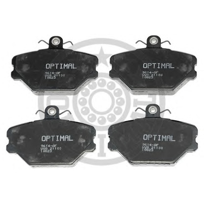 Photo Brake Pad Set, disc brake OPTIMAL 9614