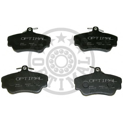 Photo Brake Pad Set, disc brake OPTIMAL 9623