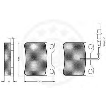 Photo Brake Pad Set, disc brake OPTIMAL 9649