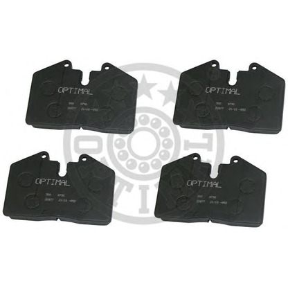 Photo Brake Pad Set, disc brake OPTIMAL 9730