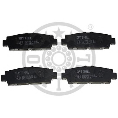 Photo Brake Pad Set, disc brake OPTIMAL 9744