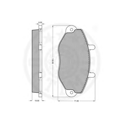 Foto Kit pastiglie freno, Freno a disco OPTIMAL 9770