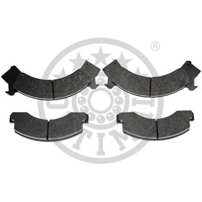 Photo Brake Pad Set, disc brake OPTIMAL 9776