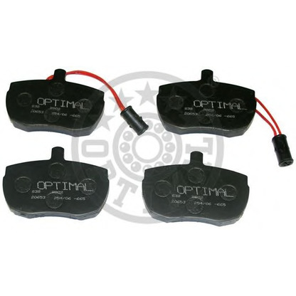 Photo Brake Pad Set, disc brake OPTIMAL 9802